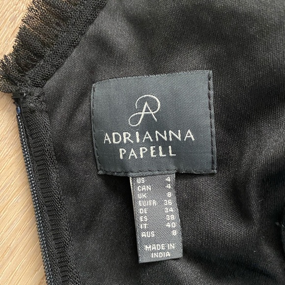 Adrianna Papell Black and White Floral Maxi Dress - Picture 6 of 9